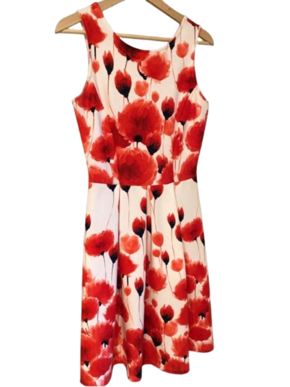 Gilli Sleeveless Poppy Print Dress